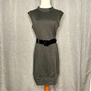 Sandra Darren belted sheath dress